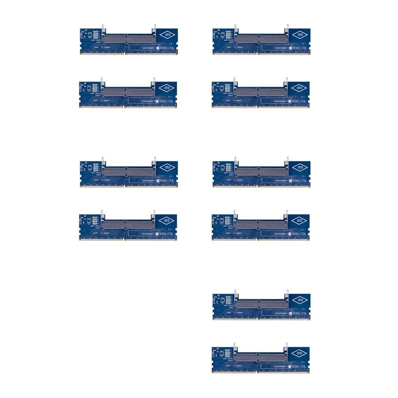 Exquisite-10PCS Laptop To Desktop SO-DIMM To PC DIMM Card DDR4 Memory RAM Memory Adapter Laptop RAM To PC Desktop Test Card