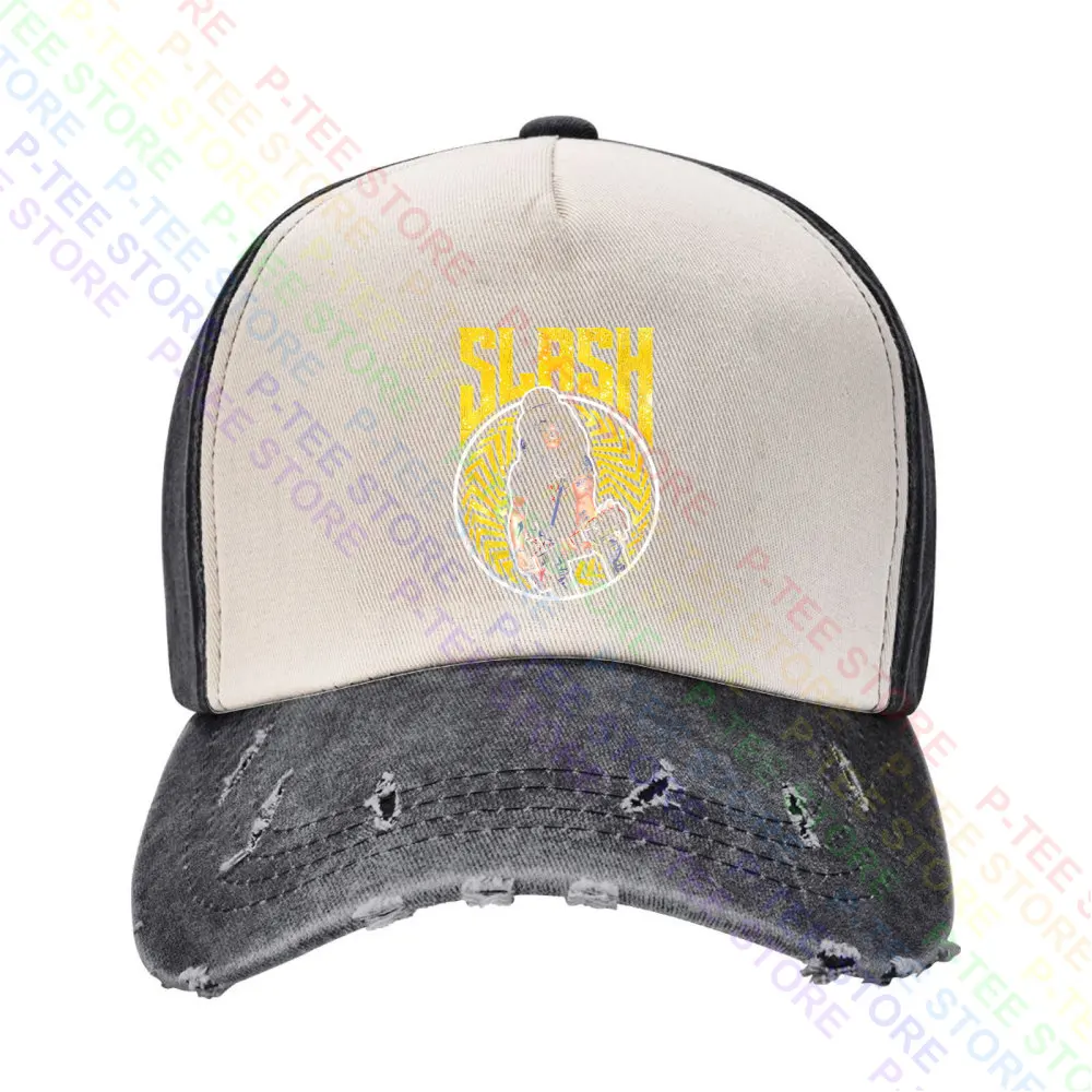 

Slash Gold Wheel Rock Guitarist Band Merch Guns N Roses Baseball Cap Snapback Caps Knitted Bucket Hat