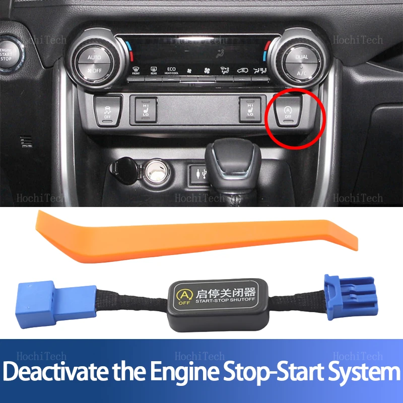 Automatic Start Stop Engine System Off Eliminator Device Control Sensor Plug Stop Canceller Wire For Toyota RAV4 2019-2022