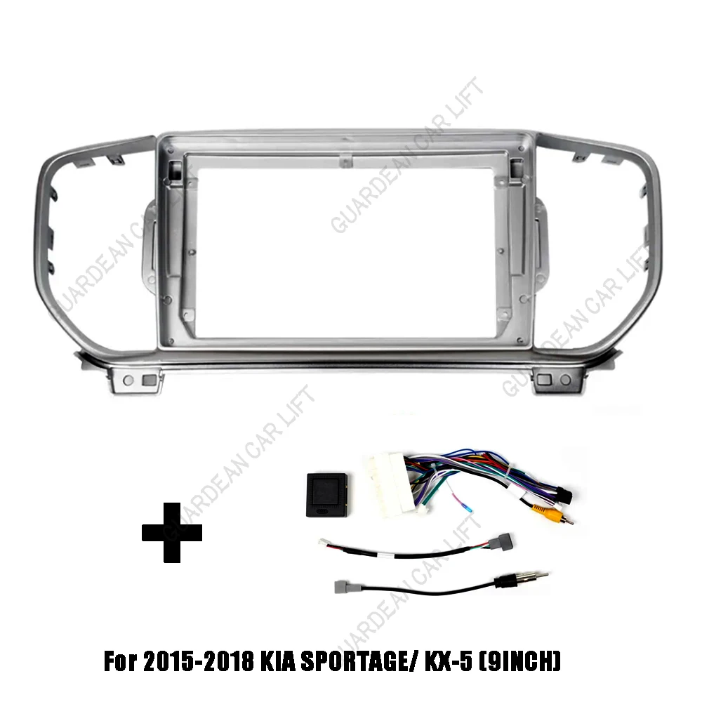 

9Inch Android Car Radio Fascias For 2015-2018 KIA SPORTAGE/ KX-5 Stereo Player 2DIN Head Unit Dash Frame Panel Installation Trim