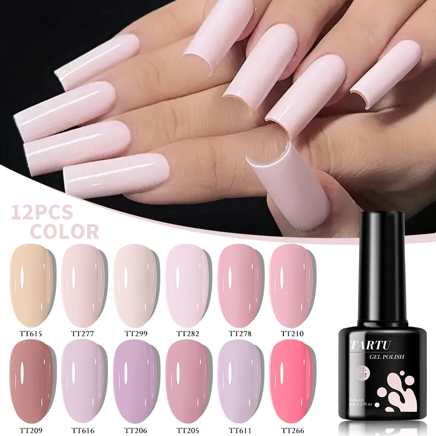 Cat Eye Gel-Nagellack-Set, 12 Stück, nackt, rosa, rot, blau, grün, braun, schwarz, Nagelgel, 12 Farben, semipermanentes Gel-Nagellack-Set, oben