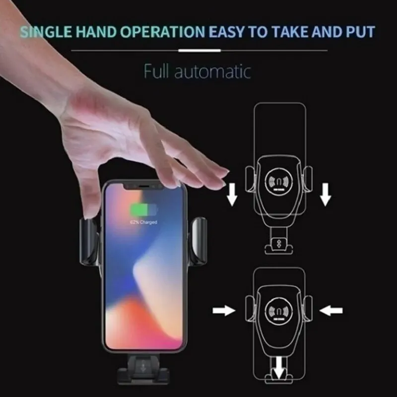 携帯電話,エアベントクリップ,GPS,iphone 15, 14, xiaomi, samsung用の重力自動車ホルダーc5