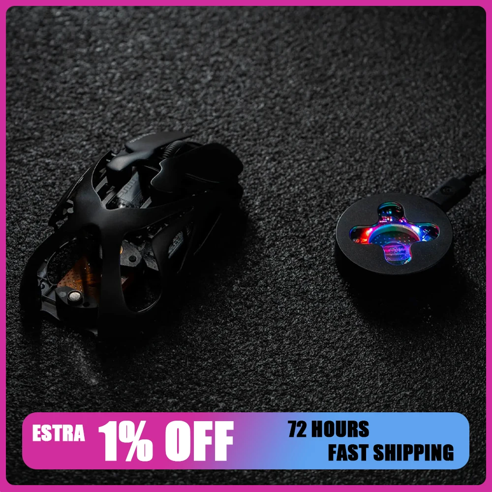 

Беспроводная мышь Angry Miao AM Infinity, трехрежимная беспроводная мышь Paw3950, 8000 Гц, легкая полая игровая мышь Magnalium, аксессуары для ПК