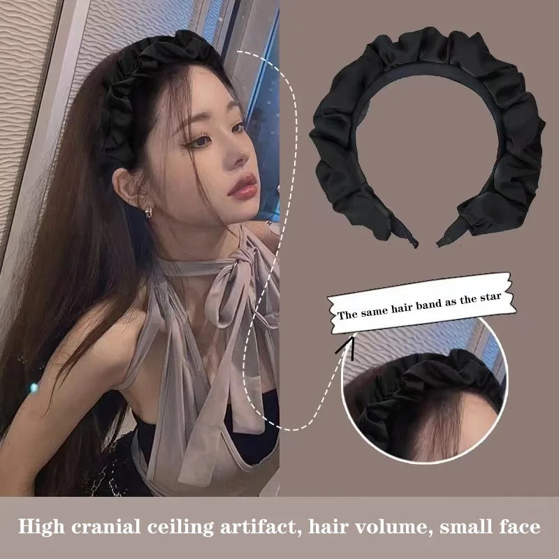 

2023 New Fashion Hair Hoop Hair Bands for Women Girls Flower Solid Color Headbands Designer Wide Hair Accessories Headwear