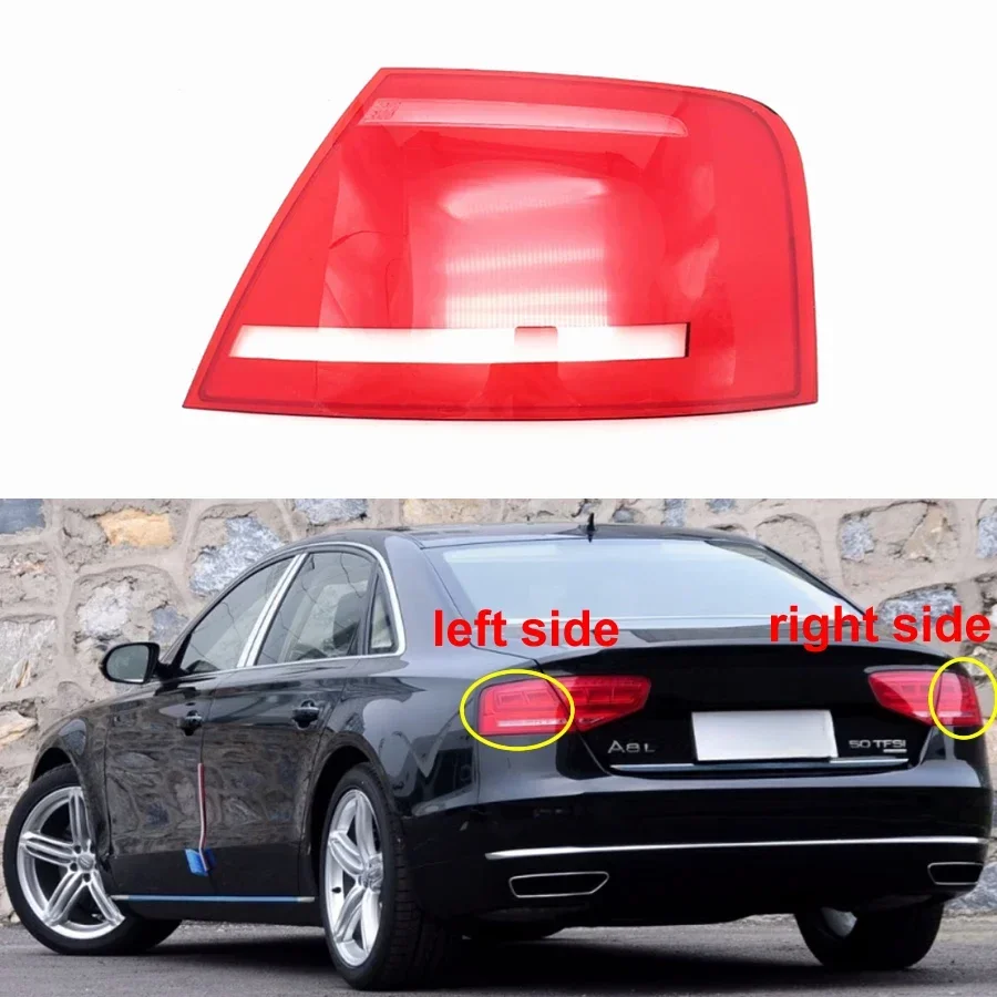 

For Audi A8 2011 2012 2013 Rear Outer Taillight Shell Tail Lamp Cover Brake Lights Mask Replace Original Lampshade