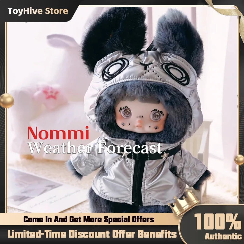 

100% Authentic Nommi Weather Forecast Series Handmade Plush Blind Box Doll Trendy Desktop Ornament Play Doll Gift for Collection
