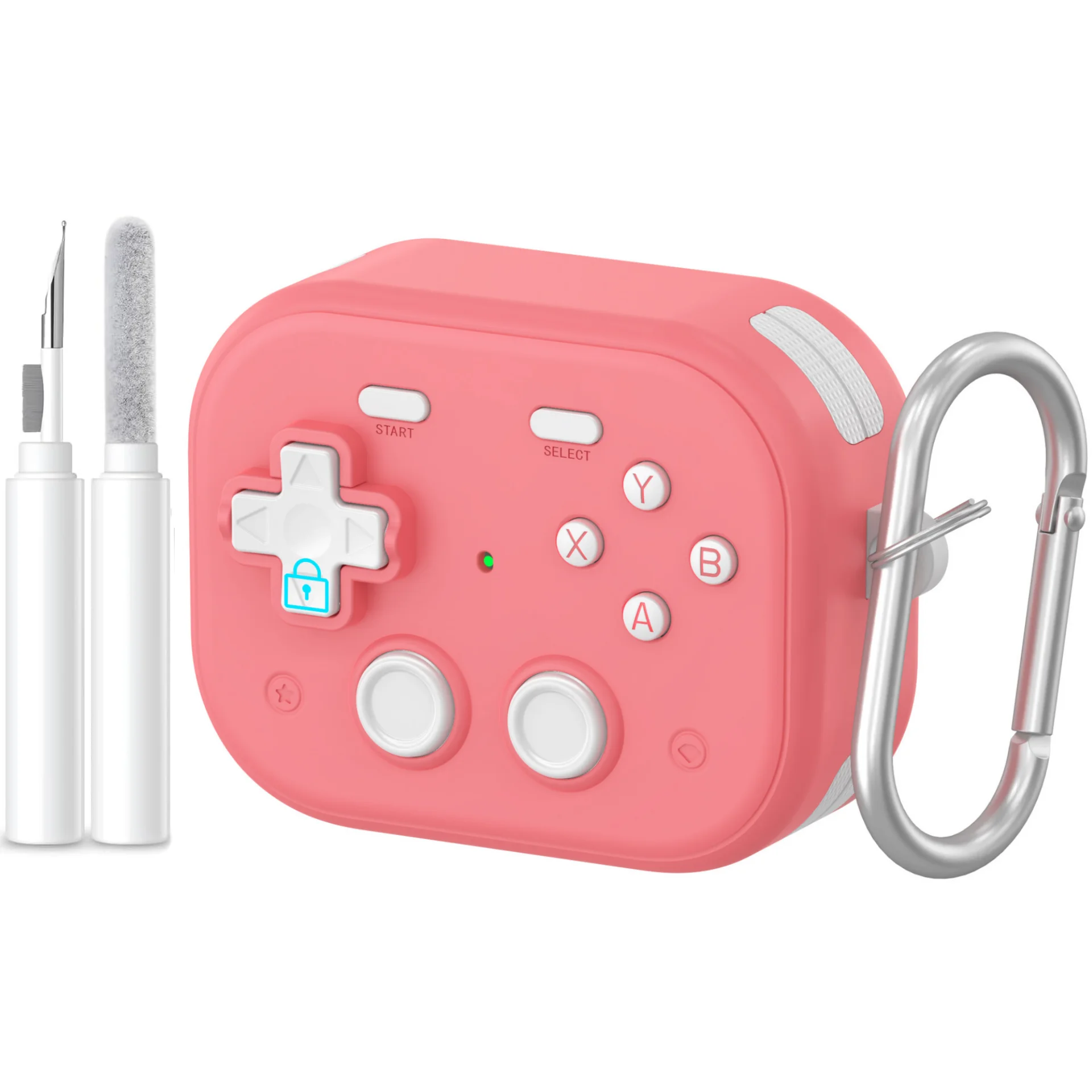 für Airpods Pro 3 Hülle Lustiges Hardshell-Gehäuse im Game-Design Stoßfeste Schutzhülle für Airpods Pro 3. Generation mit Reinigungsset – Detail 19