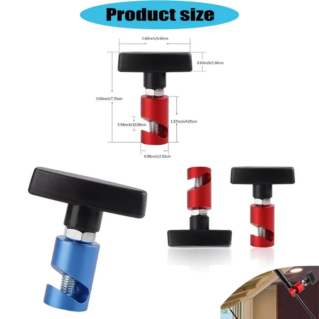 Car Hood Props Rod Lock with Single Hand Operation Car Hood Props Struts Clamp for Convenient Vehicle Servicing