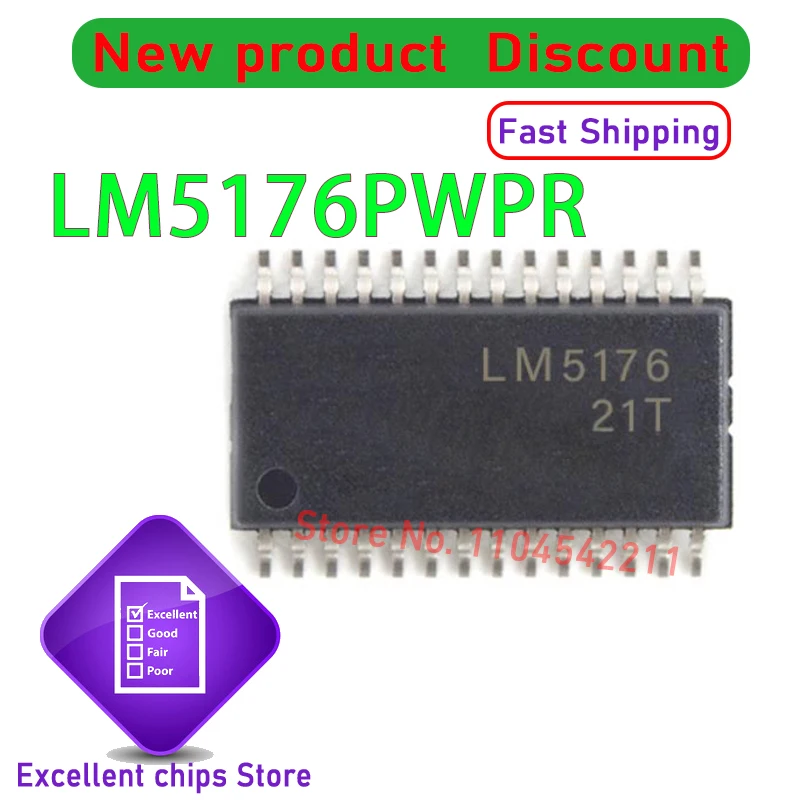 

LM5176 10 шт./лот LM5176PWP LM5176PWPR LM5176PWPT HTSSOP28