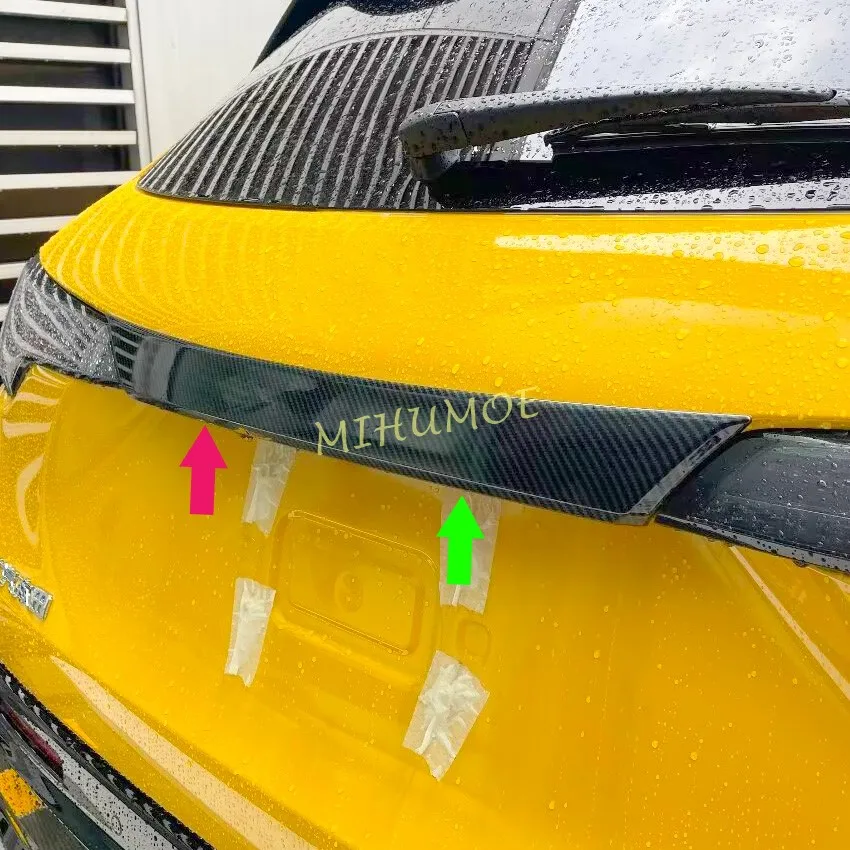 

For Honda ZRV ZR-V 2023 2024 2025 Carbon Fiber Trunk Tail Gate Tailgate Trims Molding Accessories