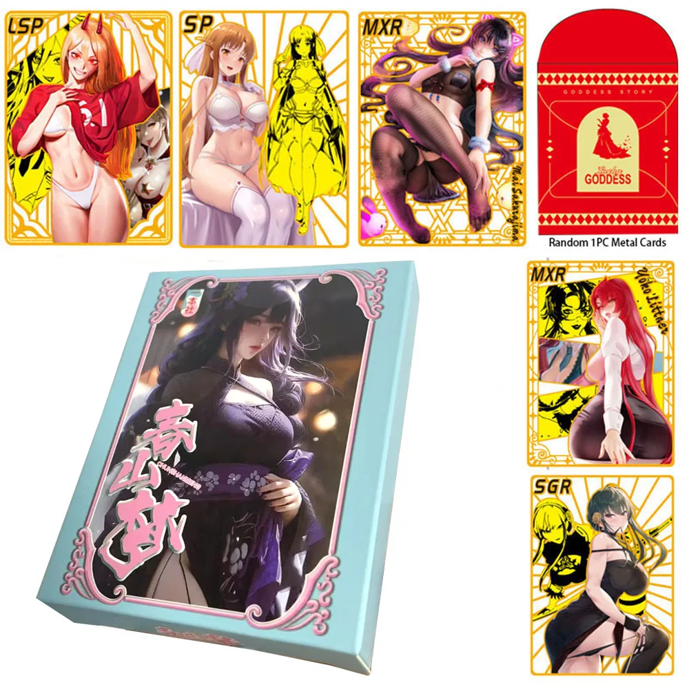 

Goddess Story Collection Cards Booster Box 1m10 Bikini Rare Anime Table Playing Game Board Cards