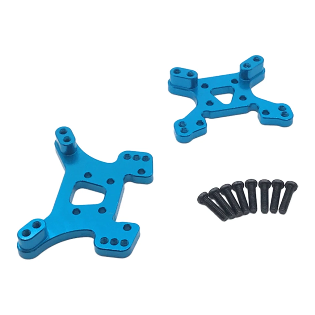 

RCGOFOLLOW for WLtoys 144001 Parts Front and Rear Shock Tower Board Shock Absorber Bracket for 1/14 RC Upgrade Parts