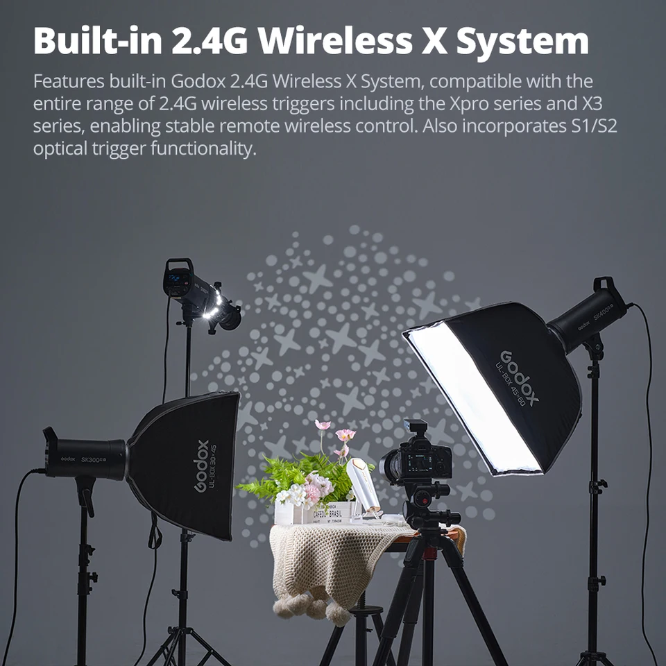 แฟลช Godox SK400IIIV กำลังไฟ 4 - Studio Flash 400W Bowens Mount บทวิจารณ์และราคา