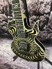 Fabrikspezifische E-Gitarre Wylde Audio schwarze Hardware Mahagonikorpus heißer Verkauf 3