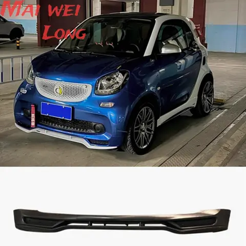 For Benz Smart Fortwo Forfour 453 PP Unpainted Front Rear Lip Side Skirts Front Rear Fender Flare Body Kit Rear Spoiler Bumper
