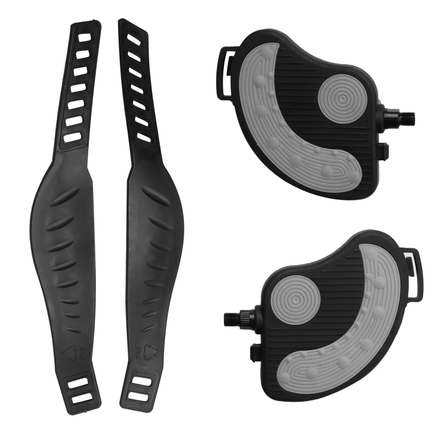 دواسات دراجة تمرين A26P مع أشرطة للدراجة الدوارة ودراجة التمرين الثابتة الداخلية، 1/2 بوصة