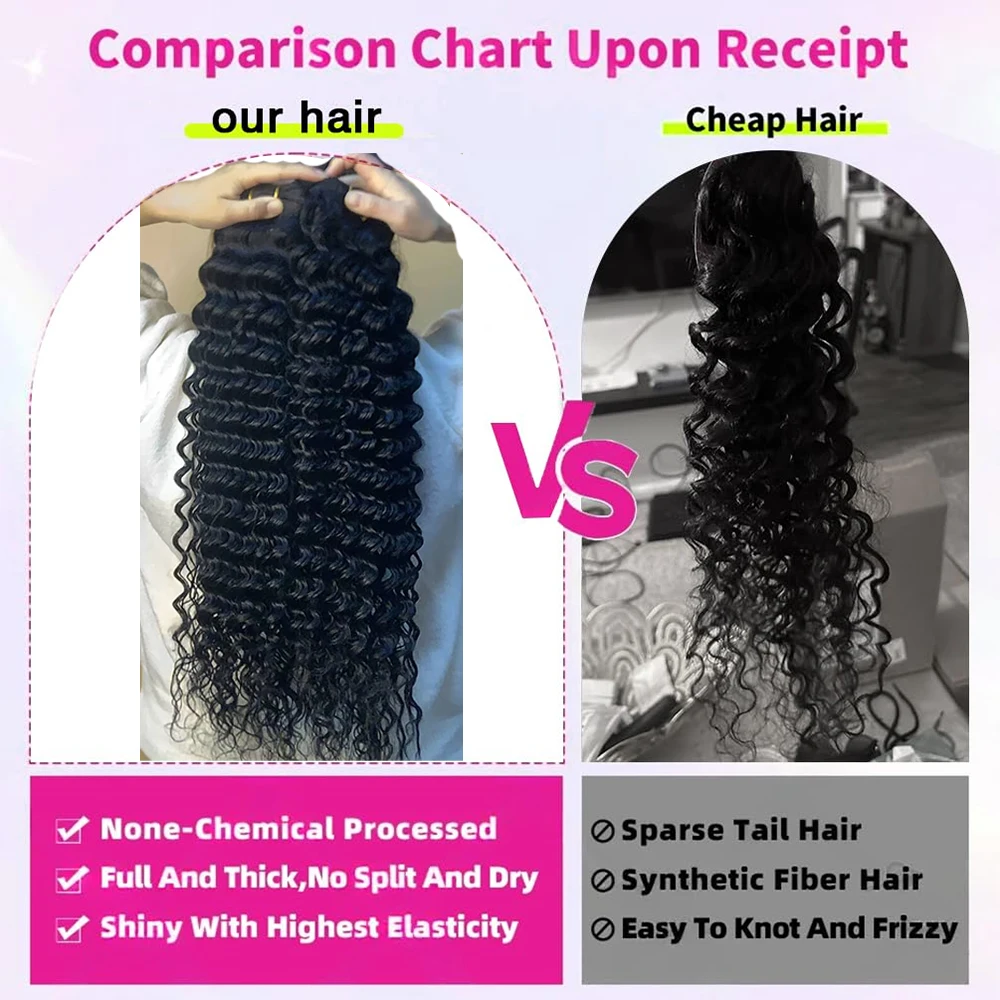 Pacotes de Cabelo Cacheado Profundo 3 Peças 26 Polegadas Cabelo Cacheado Birmanês Completo Cabelo Humano Real de Alta Densidade Extensão de Cabelo Cacheado Jerry Cru
