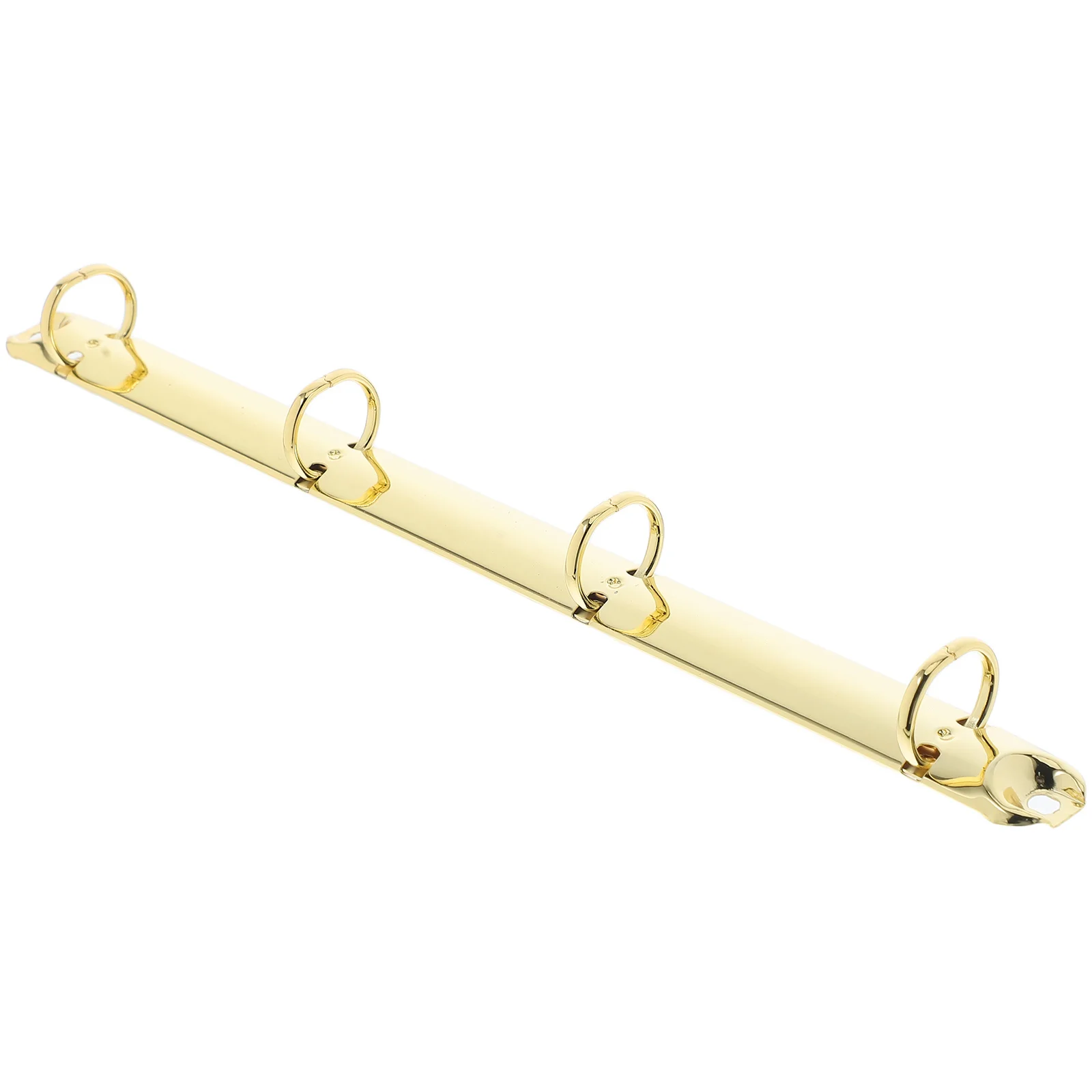 Metal Ring Binder Mechanism Replacement 4-Ring Snap Hinge Binding Spines For Diy Loose Leaf Notebook A4 Document Organizer