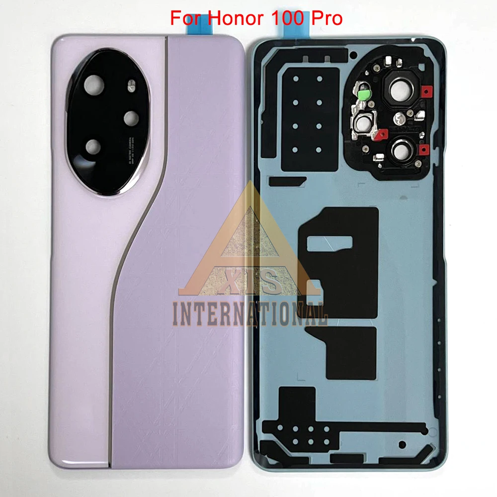 6.7\'\' Grade AAA For Huawei Honor 80 ANN-AN00 Back Battery Cover Housing+Camera Frame Lens For Honor 90 5G REA-AN00 Honor 100 Pro