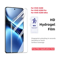 2/3/4pcs HD Hydrogel Film For VIVO X200 Pro Screen Protector For VIVO X200 Ultra Clear Protective Film Not Tempered Glass