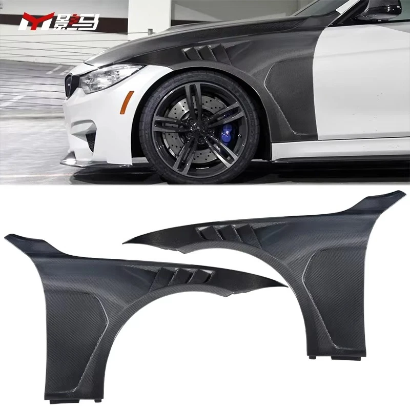 

High Quality Carbon Fiber Front Fender for BMWS F80 M3 F82 M4 2012-2019 Vented Design Auto Accessory
