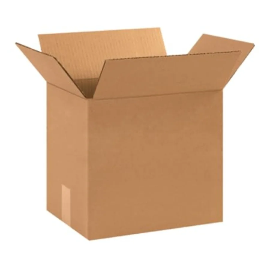 

12910 Corrugated Cardboard Box 12" L x 9" W x 10" H, Kraft, For Shipping, Packing and Moving Pack of 25