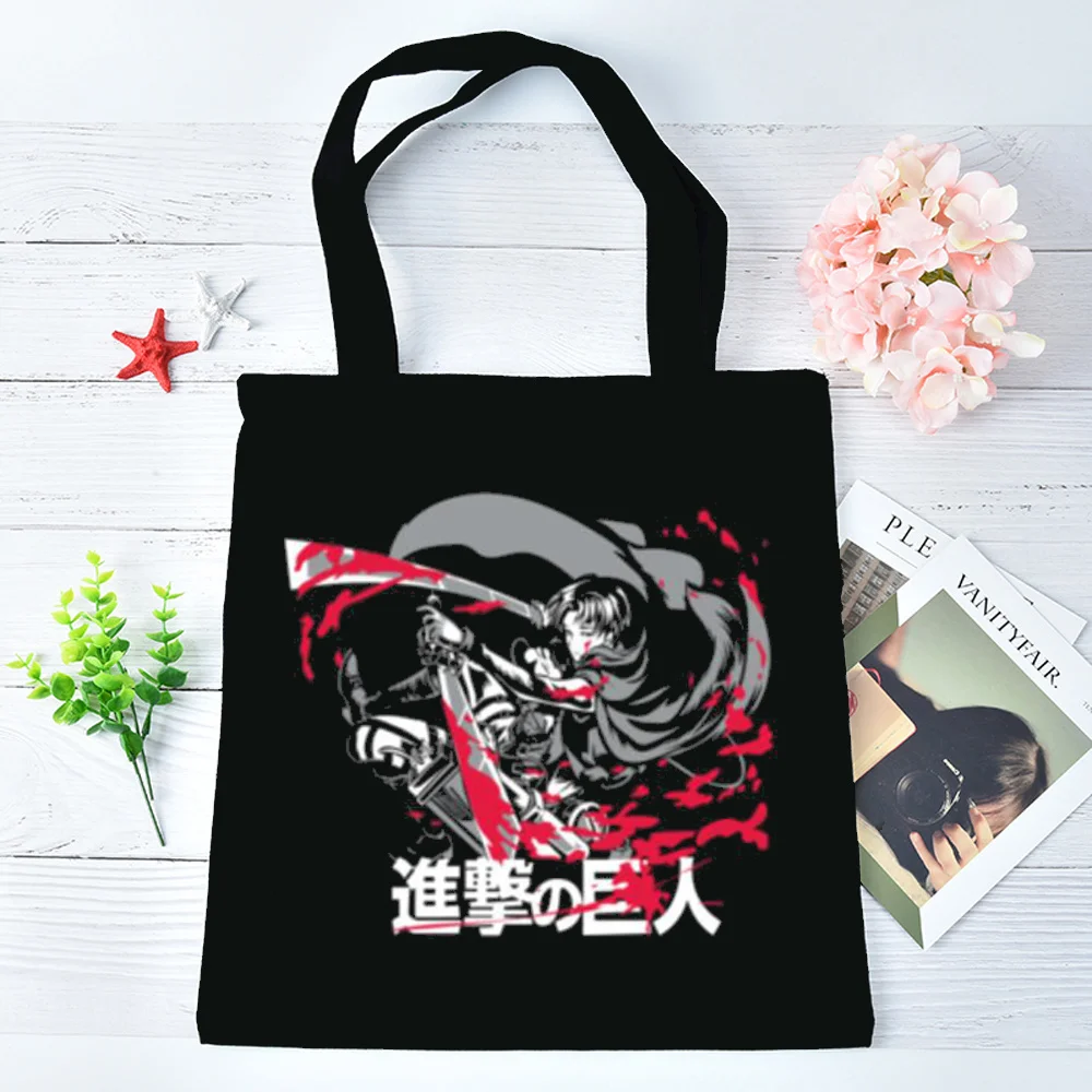 bolsa-tote-attack-on-titan-bolsas-de-tecido-shopper-reutilizavel-torba-na-zakupy-lona-feminina