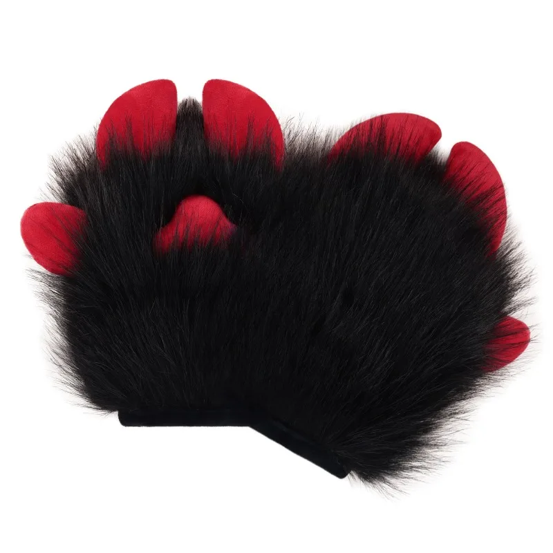 

Plush Furry Animal Costume Cosplay Costume Fursuit Animal Claws Gloves Accessories