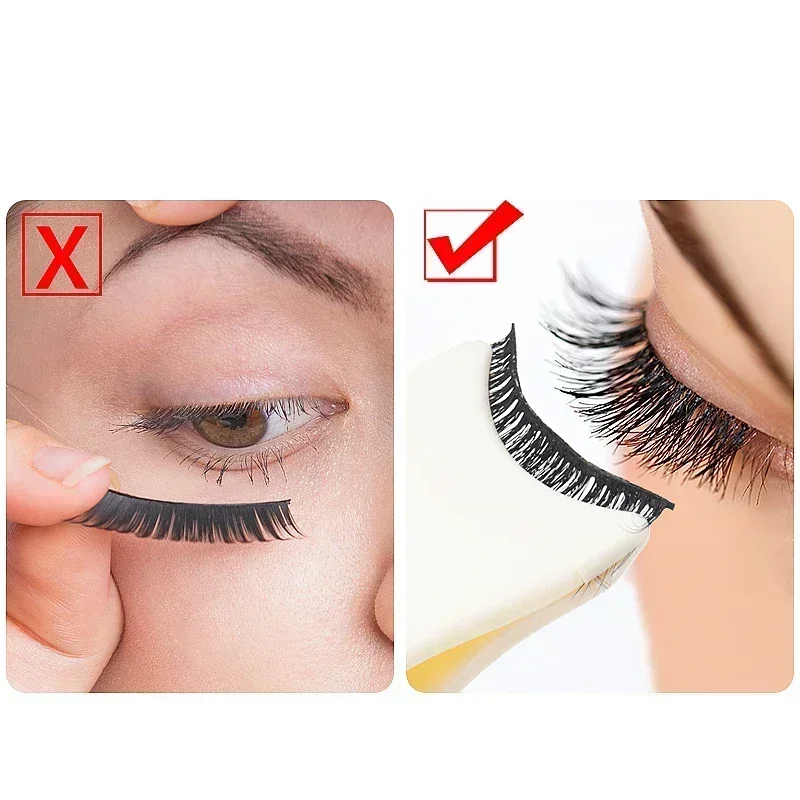 Applicateur de faux cils en pâte, pince à épiler, mascara, pince à cils, outils de beauté, bigoudi, maquillage, outil cosmétique