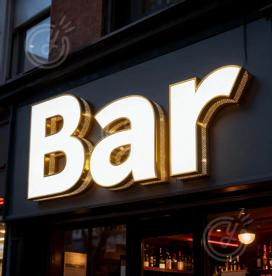 شعار Led رسائل مضيئة كبيرة علامات معدنية ضوء إلكتروني تسجيل مخصص الأعمال الإعلان النيون العلامة التجارية الزخرفية مضيئة 3D