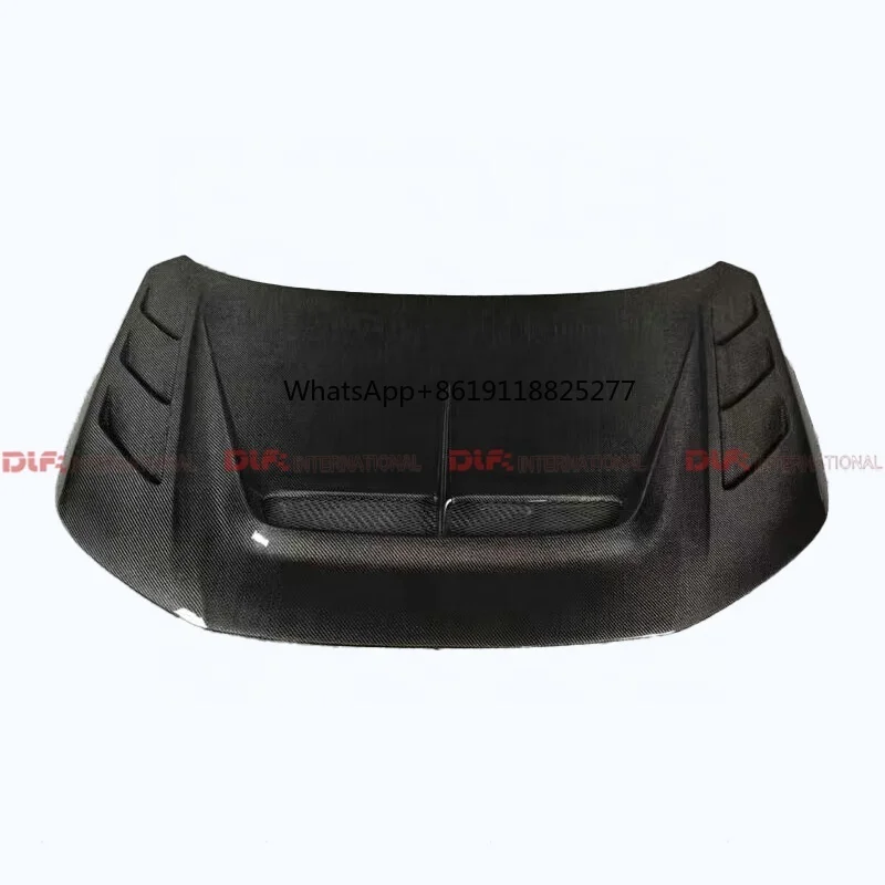 TM Type Carbon Hood For Honda Civic Type-R FL5 Front Hood Bonnet Carbon Fiber Engine Hood