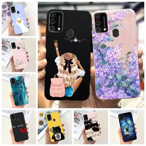 For Samsung M21 2020 Case SM-M215F Popular Flower SiliconeTPU Shockproof Cover For Samsung Galaxy M21 M21S M31 Prime Phone Cases