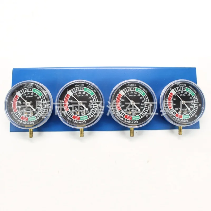 New 4-Cylinder Engine Carburetor Synchronization Vacuum Balance Gauge Tester Kit with Carrying Case for Motorcycle Auto Tuning