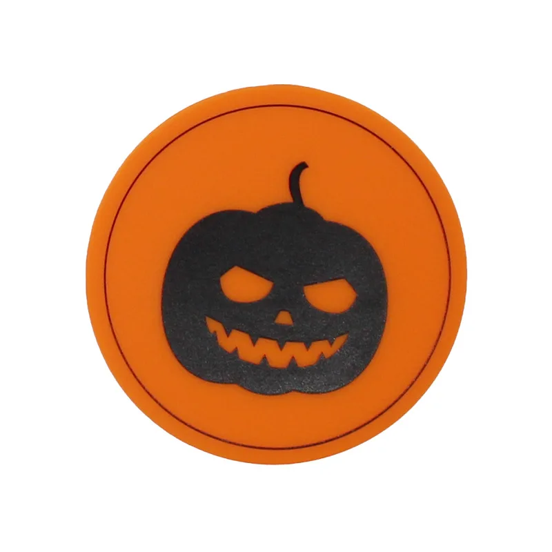 1PCS Cartoon Castle Pumpkin Witch Coasters Anti-skidding Heatproof and Heat-resistant Mug Mats Halloween Accessories