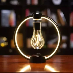 Nova lâmpada de levitação magnética retro atmosfera lâmpada rgb led night light proteção para os olhos lâmpada usb para o quarto casa decoração presente