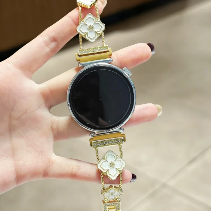 

Advanced light luxury style metal strap suitable for Huawei GT5/GT5 Pro/GT4/GT2/3/4 22mm/20mm/18mm fashionable strap