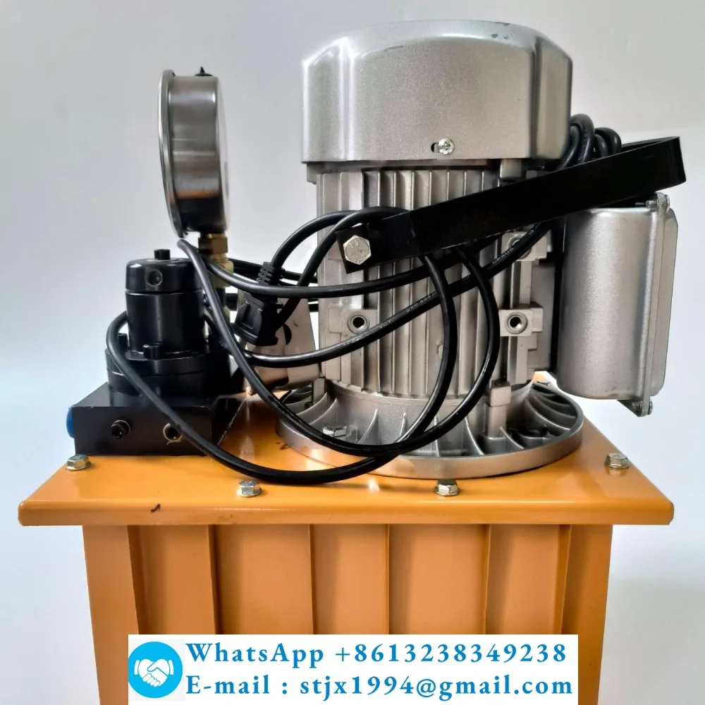 Electric high pressure hydraulic pump station 220V voltage 0.75KW