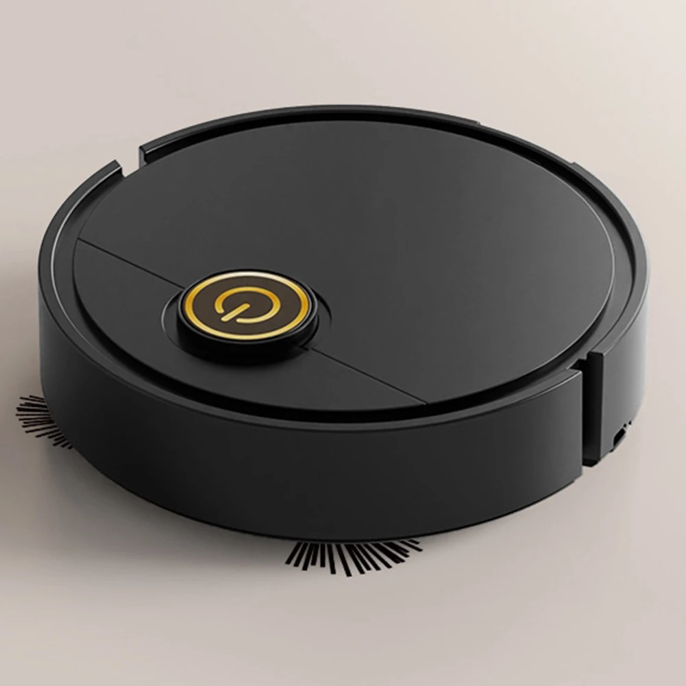 Robot Vacuum Cleaner with Dual Function Sweep and Wet Mop for Hard Floors 20x20x6cm ABS Material Easy to Operate