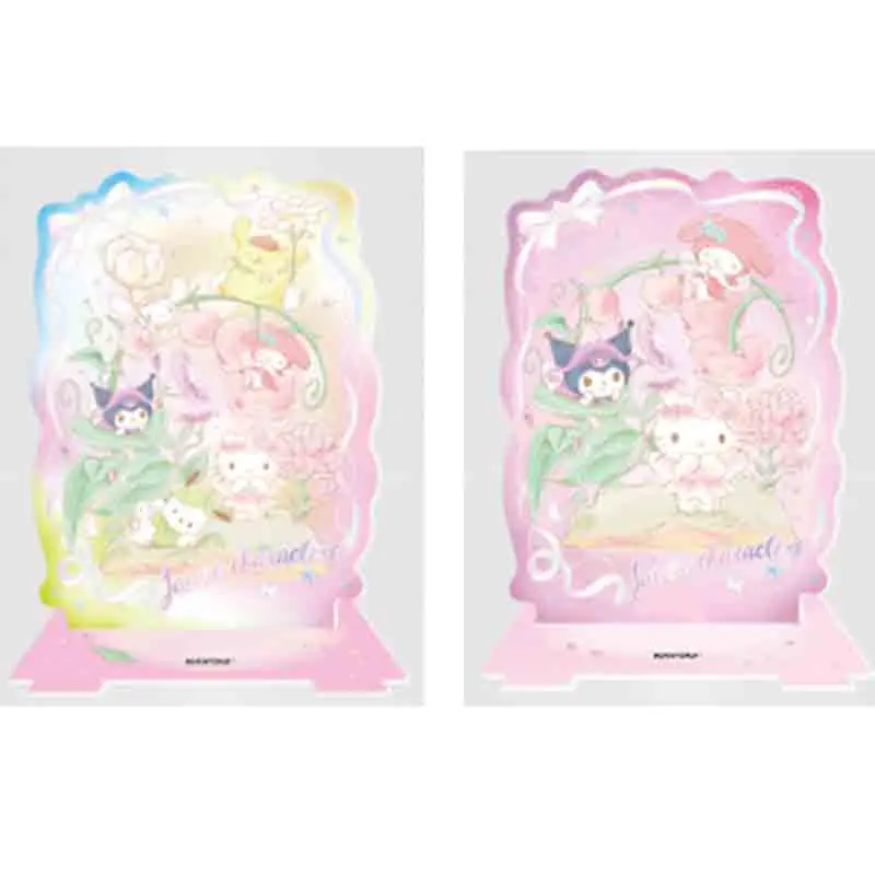 KAYOU Sanrio Characters Quiet Floral Note Acrylic Standee W1 Blind Pack Desk Decor Anime Figure For Collectors Fans