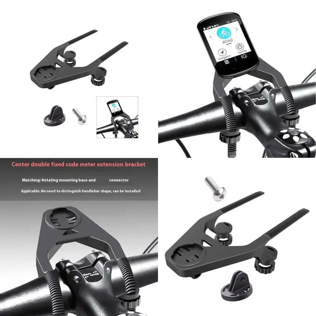 

652F Road Bike Sports Camera Base Stopwatch Stand Handlebar Bicycles Computer Speedmeter Holder Cycling Accessories