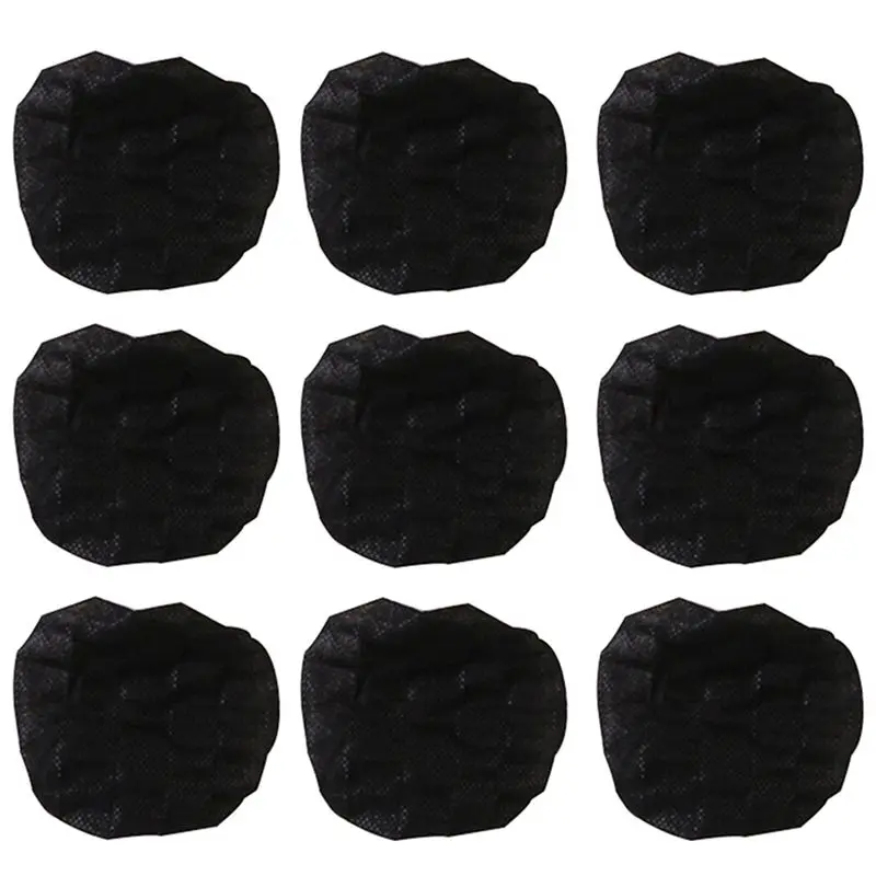 

ABXI 400Pcs Disposable Microphone Cover Handheld Microphone Hood Windscreen For KTV Recording Studio Black