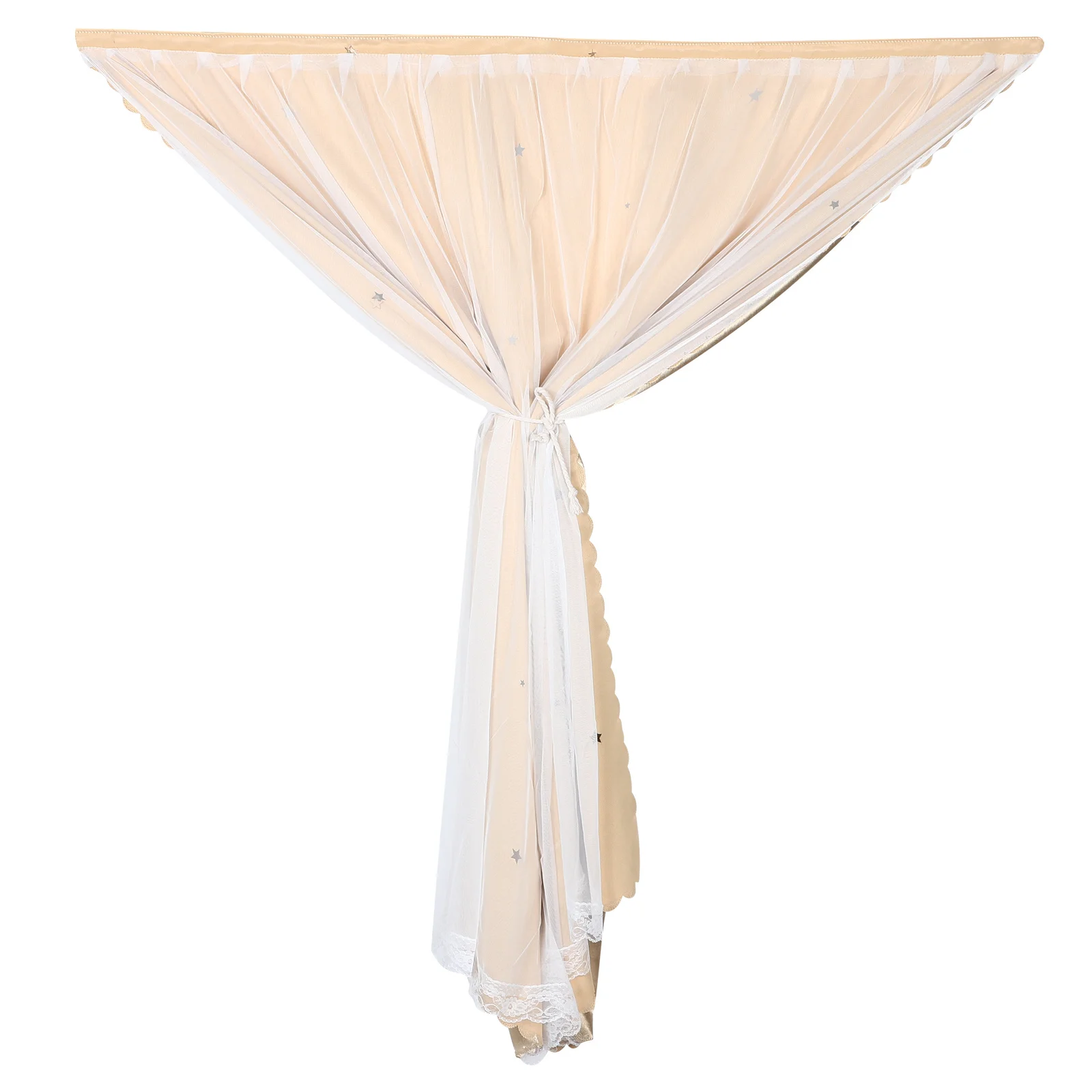 

Star Blackout Curtains Bedroom Living Room Easy Clean Fabric Hollow Star Pattern Block Sunlight Cozy Home Decor