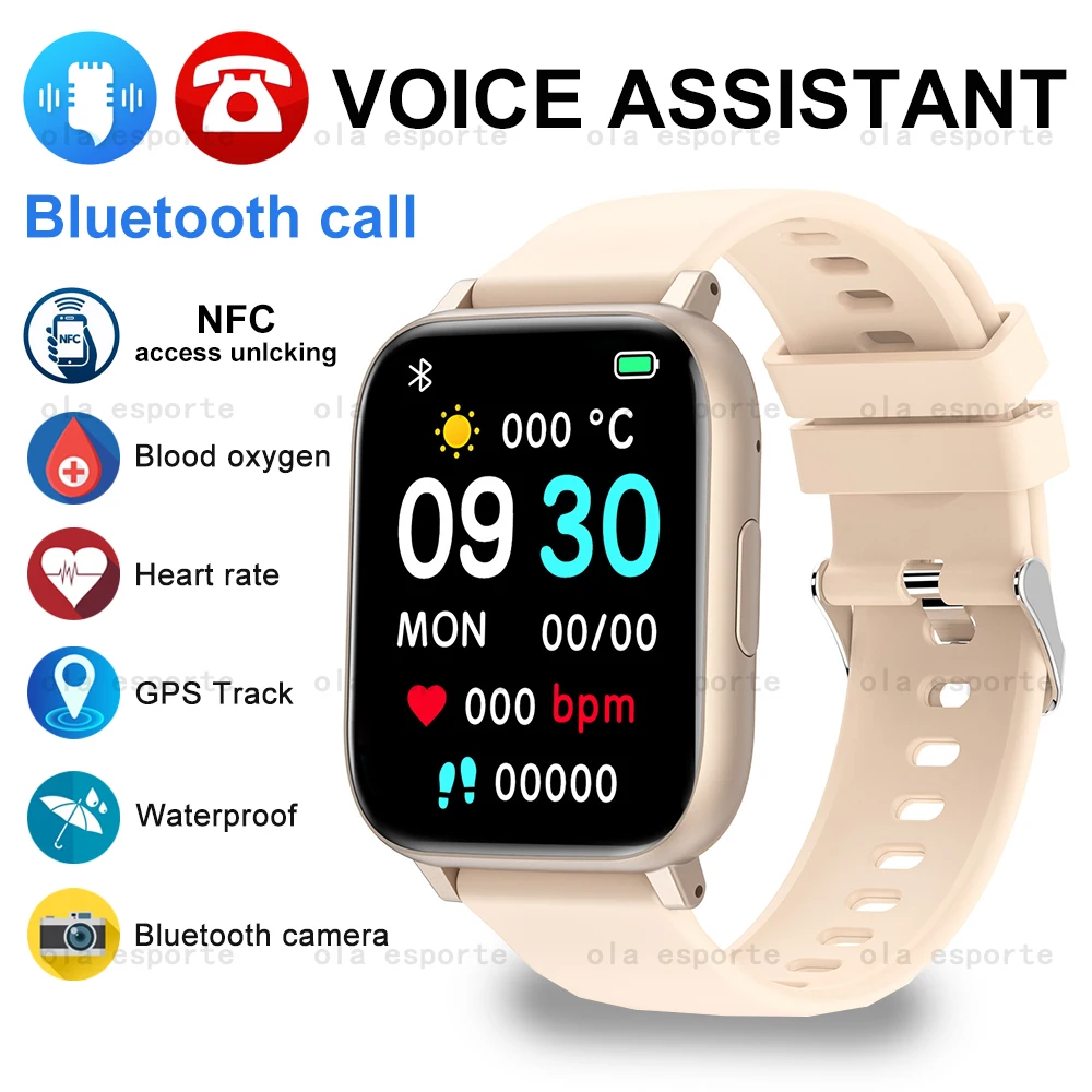 

Женские спортивные часы, вседневный мониторинг сердечного ритма, NFC, умные часы для здоровья, AI Voice, HD, Bluetooth, вызов, фитнес-часы, спортивные часы