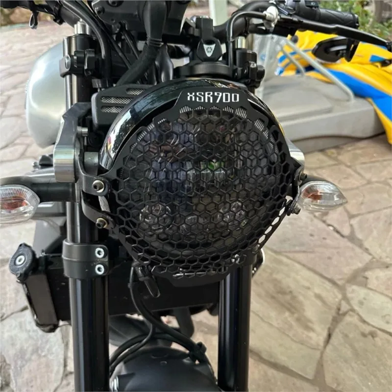 

Motorcycle Accessory XSR 900 Vintage Headlight Protector Grill Head light Lamp Cover For Yamaha XSR900 2016-2018 2019 2020 2021