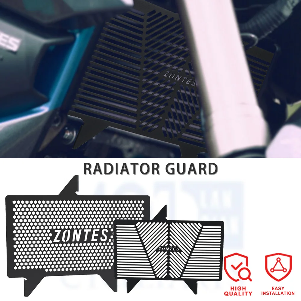 

2024 For Zontes G1-125 ZT125-G1 ZT125 Radiator Grille Grills Guard Cover Protector 2020-2023 Motorcycle ZT125-U 125-Z2 125-U1