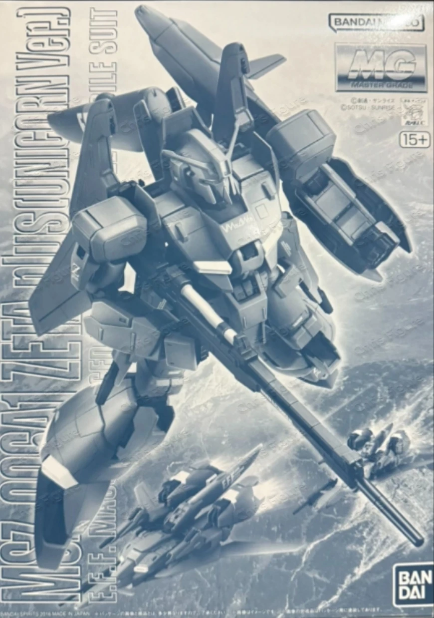 

Bandai Original box MG 1/100 MSZ-006A1 ZETA Plus UNICORN ver Suit Anime full Action Assembly Figure Model Toy Gifts for In shock