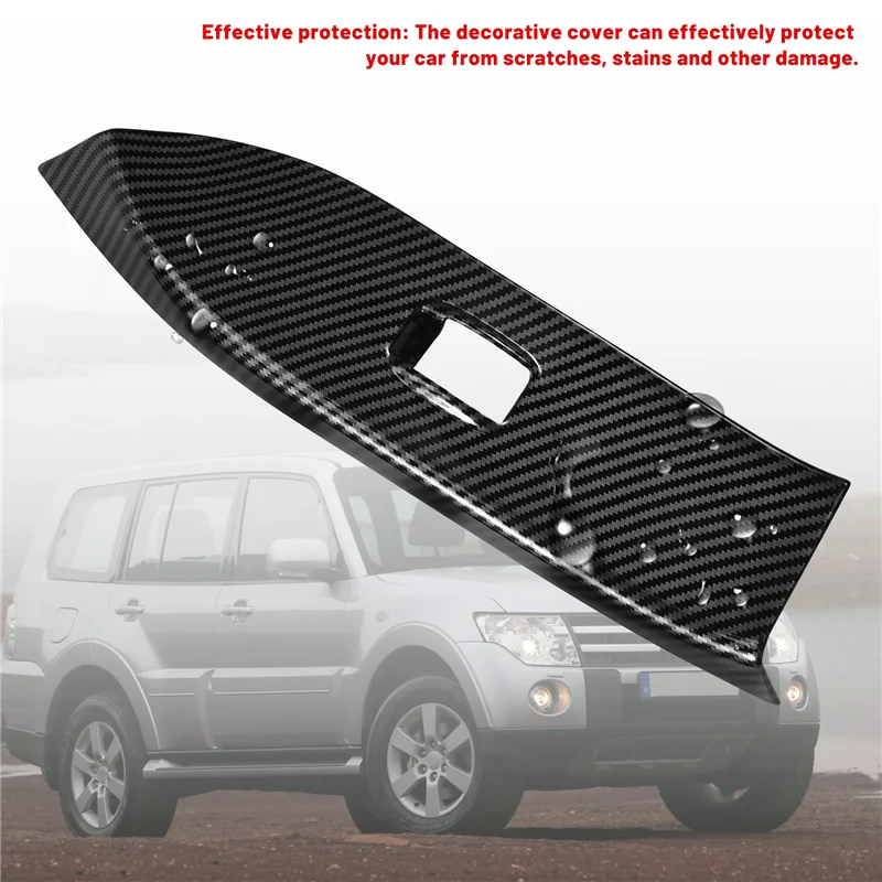 

For Mitsubishi Pajero 2007-2019 Car Inner Window Lift Switch Button Panel Cover Trim Frame Decorative Accessories