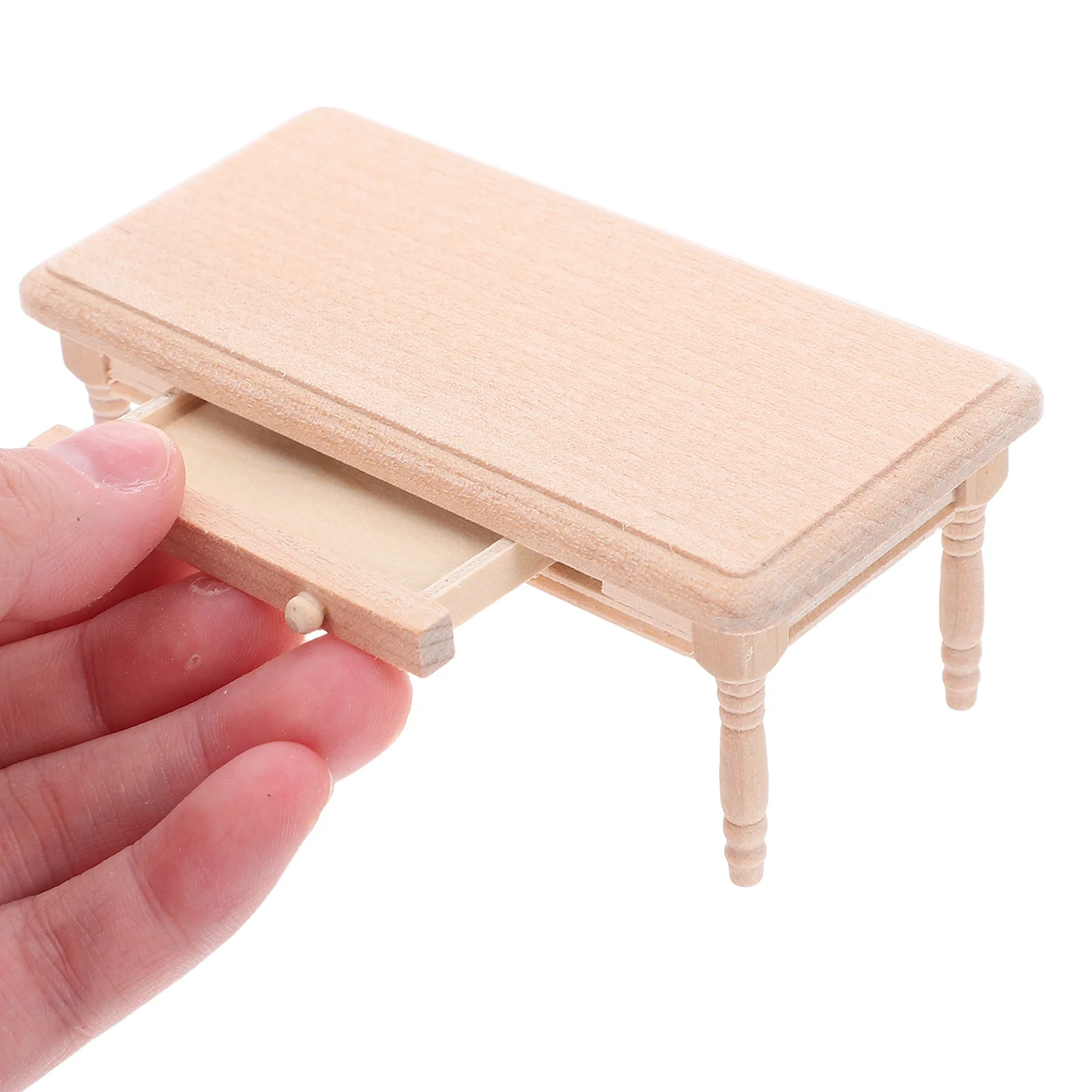 Miniatuur Huismeubilair Poppenhuis Schaal Lade Tafel Stoel Poppenhuis Ornamenten Bureauaccessoires