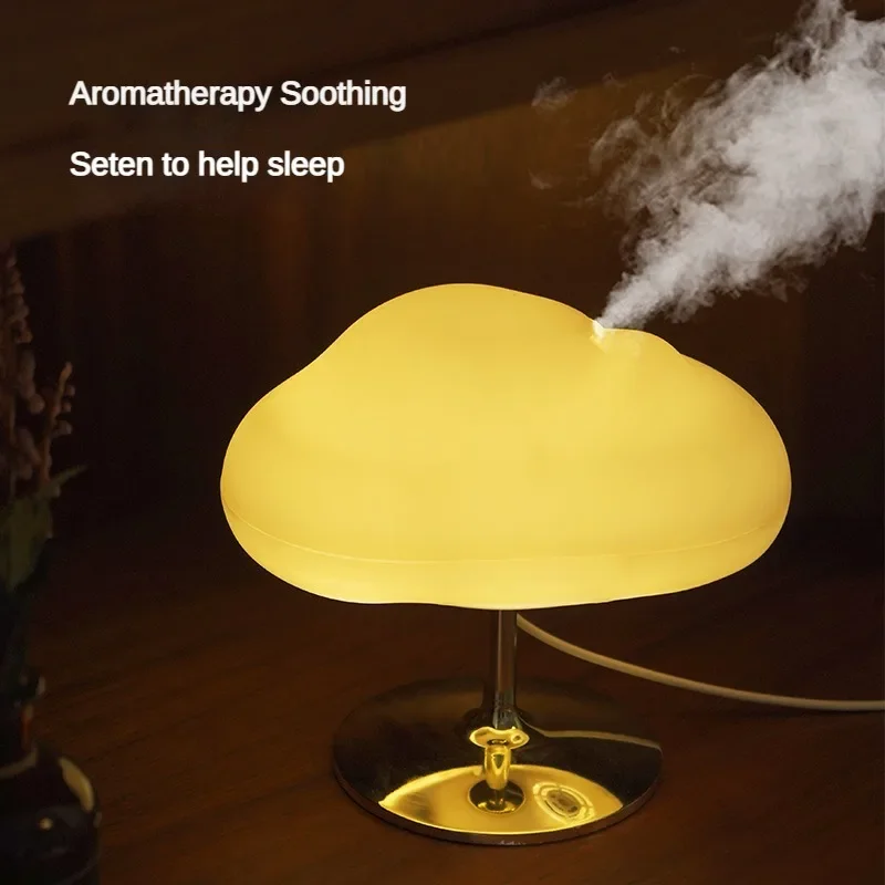 Cloud fragrance machine Office home color night light essential oil diffuser Creative spray atmosphere decoration