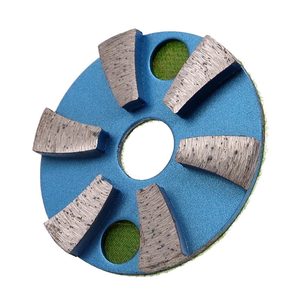 RIJILEI  3PCS/Lot 3 Inch Metal Diamond Polishing Pads 80mm Grinding Disc for Marble Granite and Concrete Floor 3JKP6